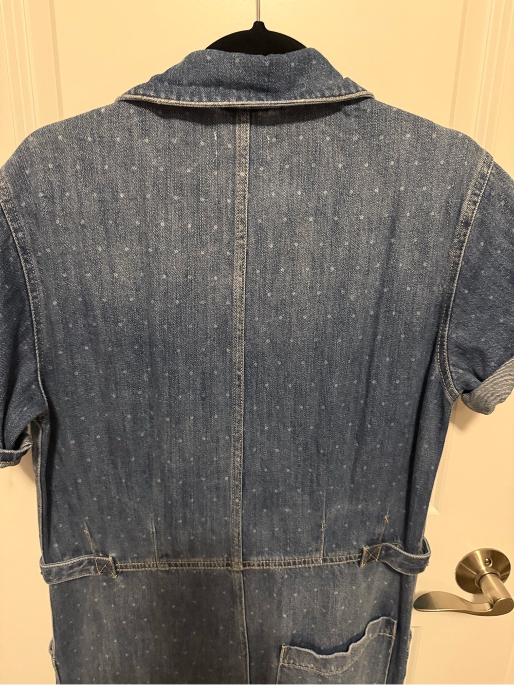 pistola Indigo Short-Sleeve Denim Jumpsuit - Picture 7 of 7